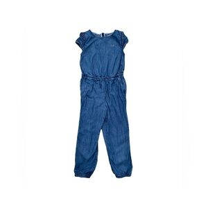 Vineyard Vines Size 7 Chambray Jumpsuit